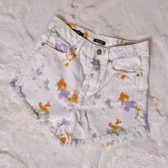 Wild Fable Women's Cut-Off Button Fly Shorts Frayed Highest Rise Shorts Size 2 - Picture 1 of 9